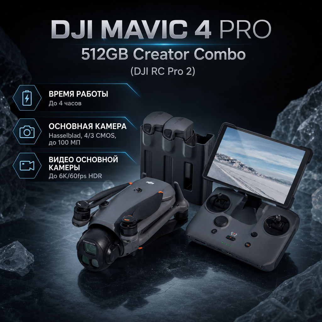 DJI Mavic 4 Pro 512GB Creator Combo (DJI RC Pro 2)