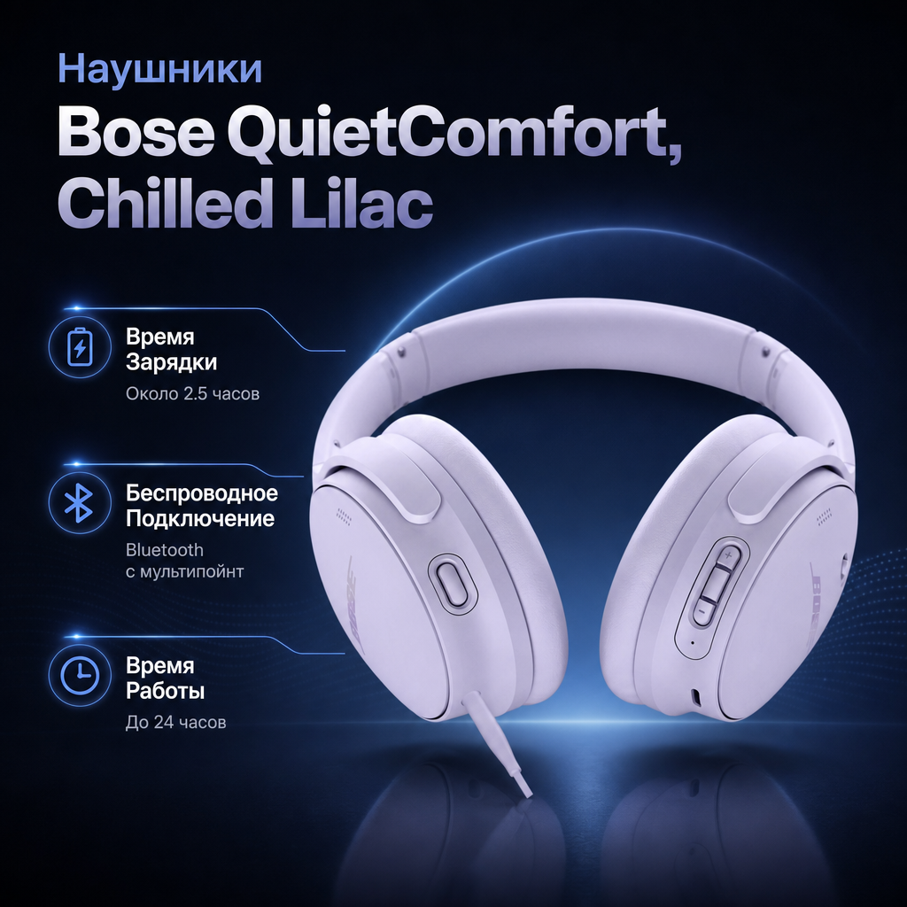 Bose QuietComfort Headphones - CHILLED LILAC