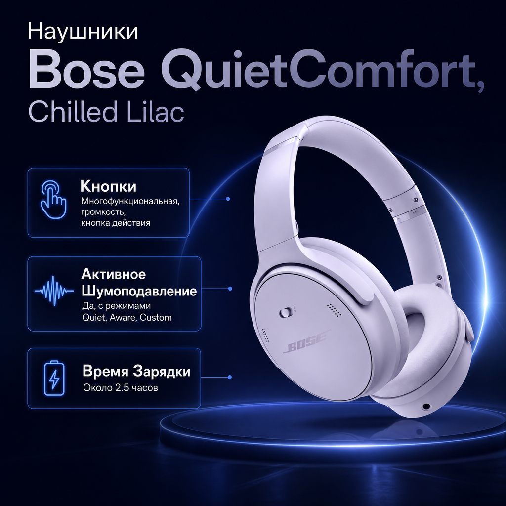 Bose QuietComfort Headphones - CHILLED LILAC