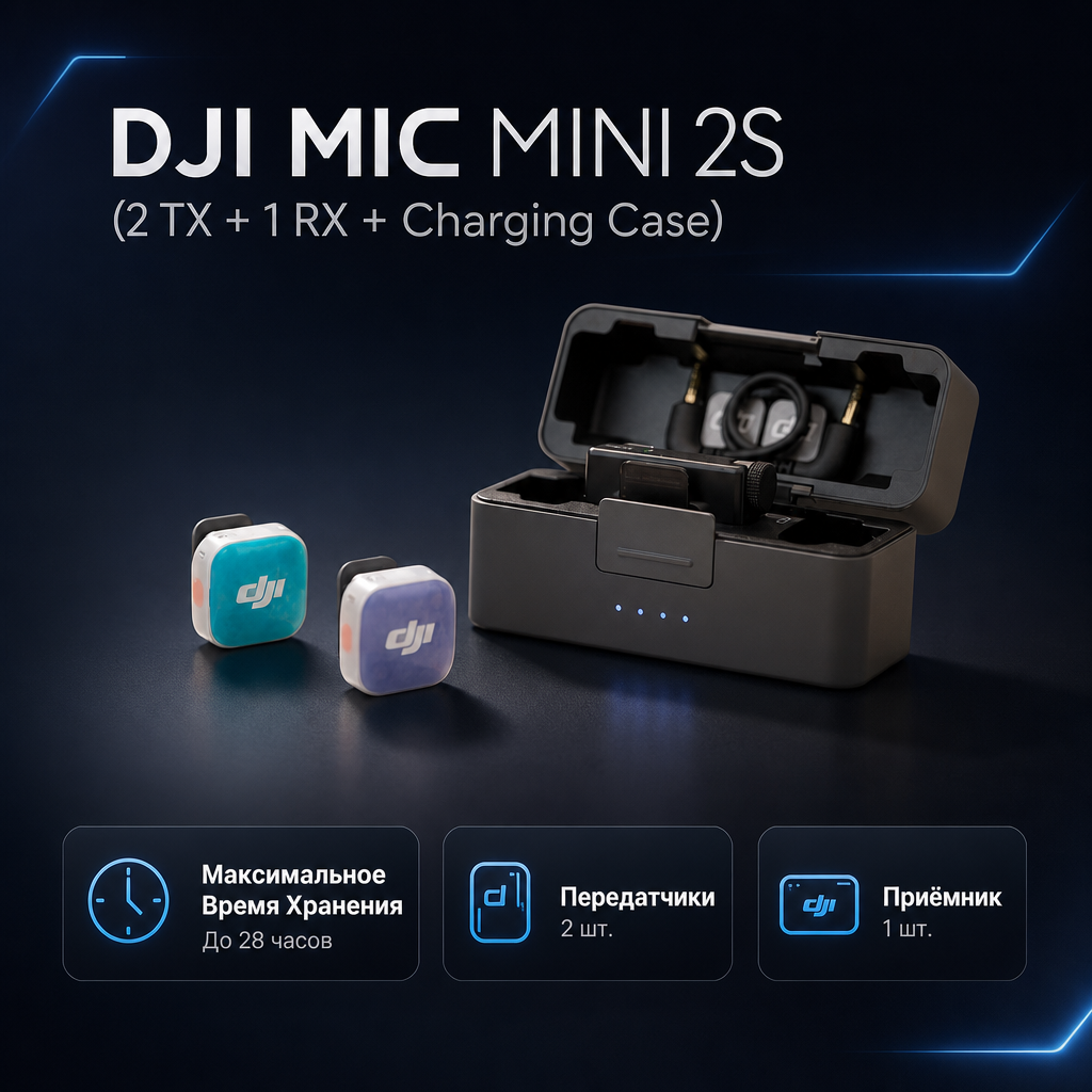 2S (2 TX + 1 RX + Charging Case)
