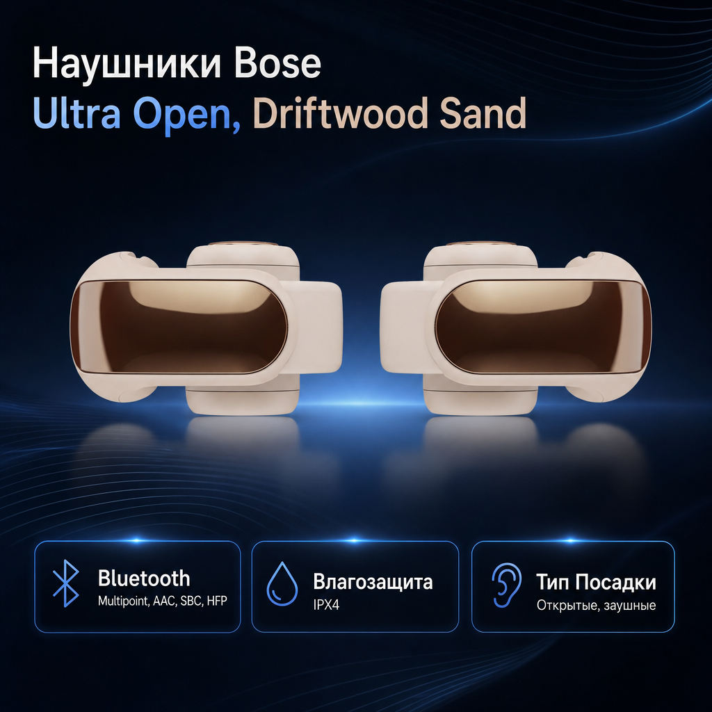 Bose Ultra Open Earbuds - DRIFTWOOD SAND