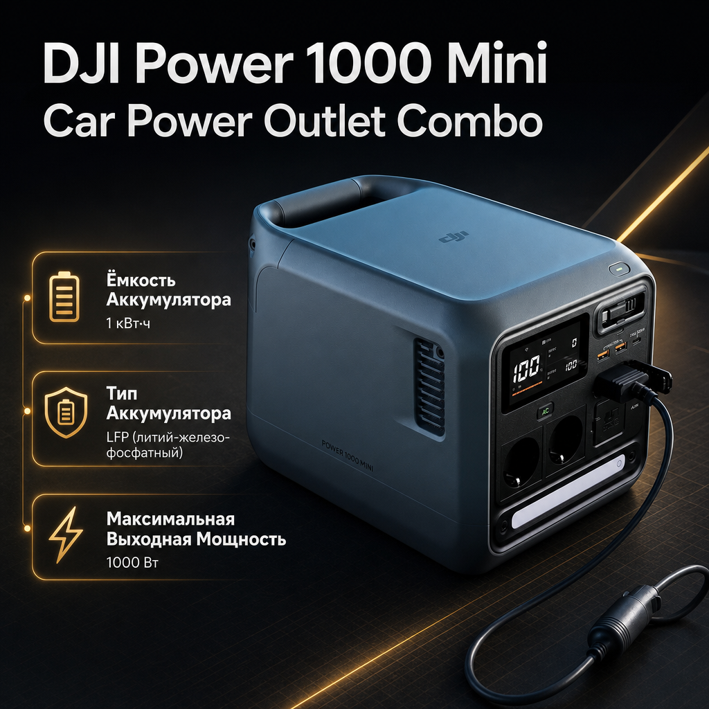 Car Power Outlet Combo