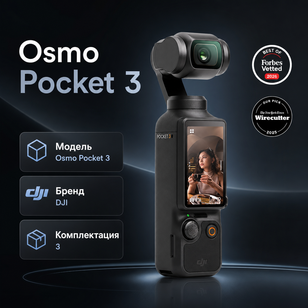 Инфографика: Osmo Pocket 3