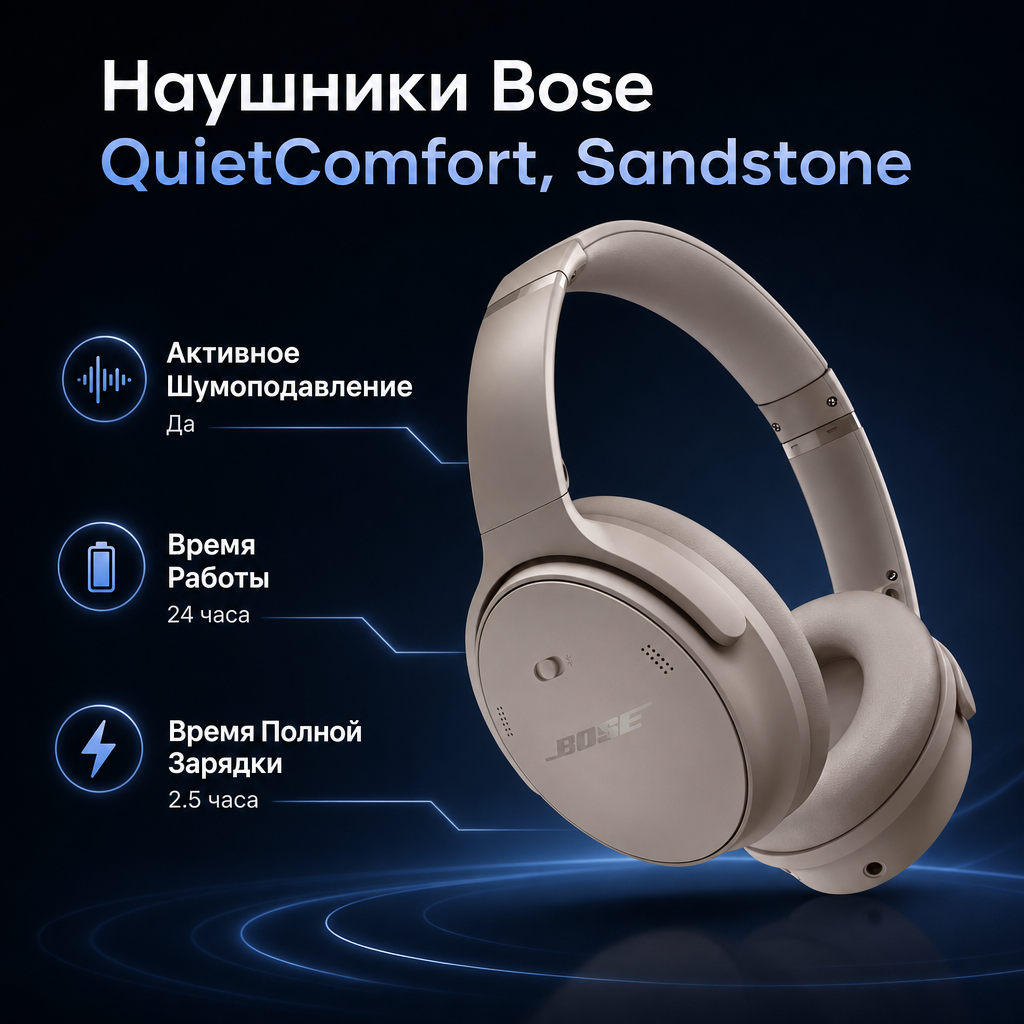 Bose QuietComfort Headphones - SANDSTONE