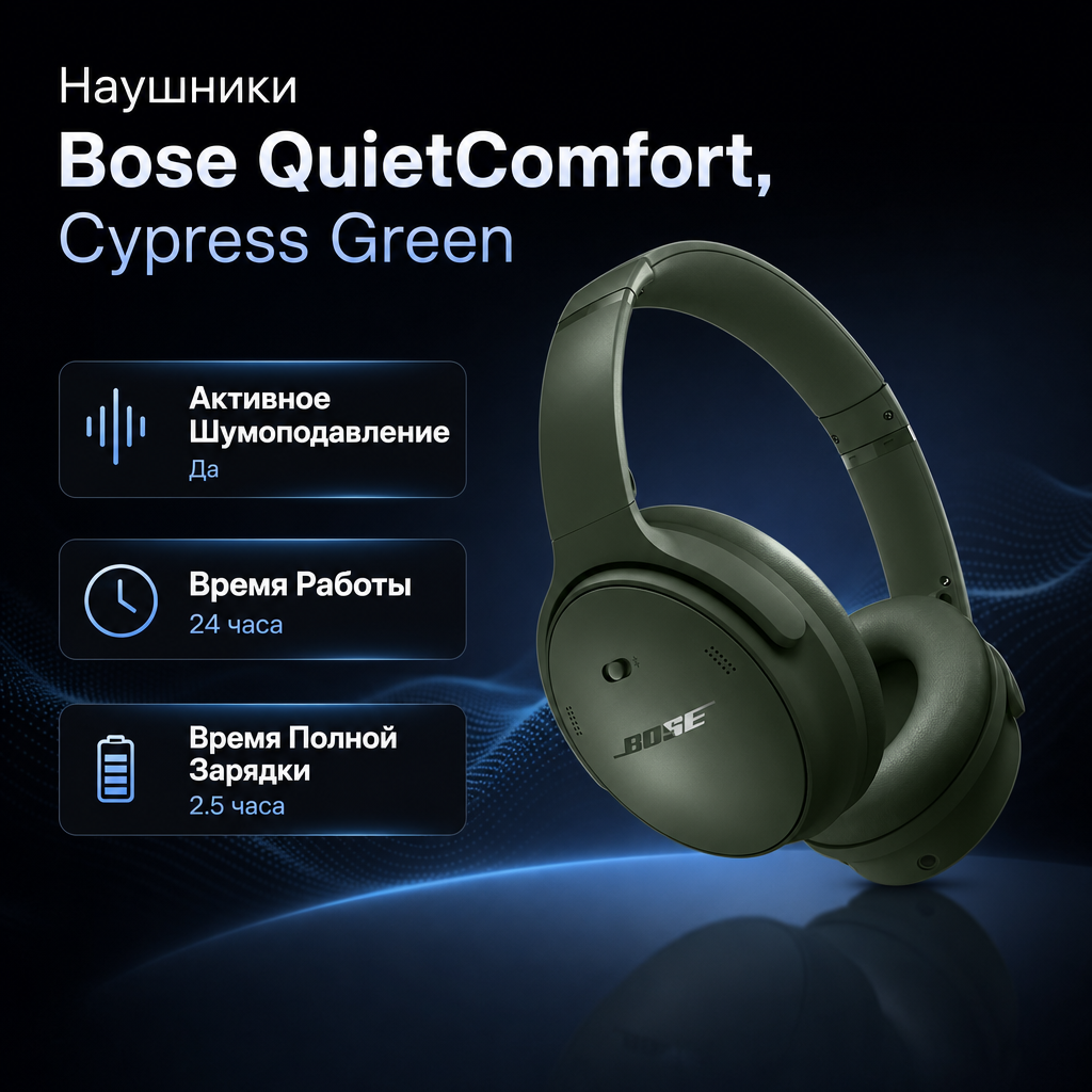 Bose QuietComfort Headphones - CYPRESS GREEN