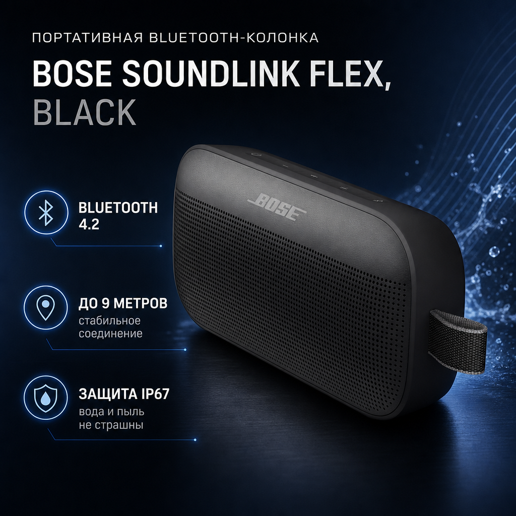 Bose SoundLink Flex Bluetooth Speaker​ - BLACK