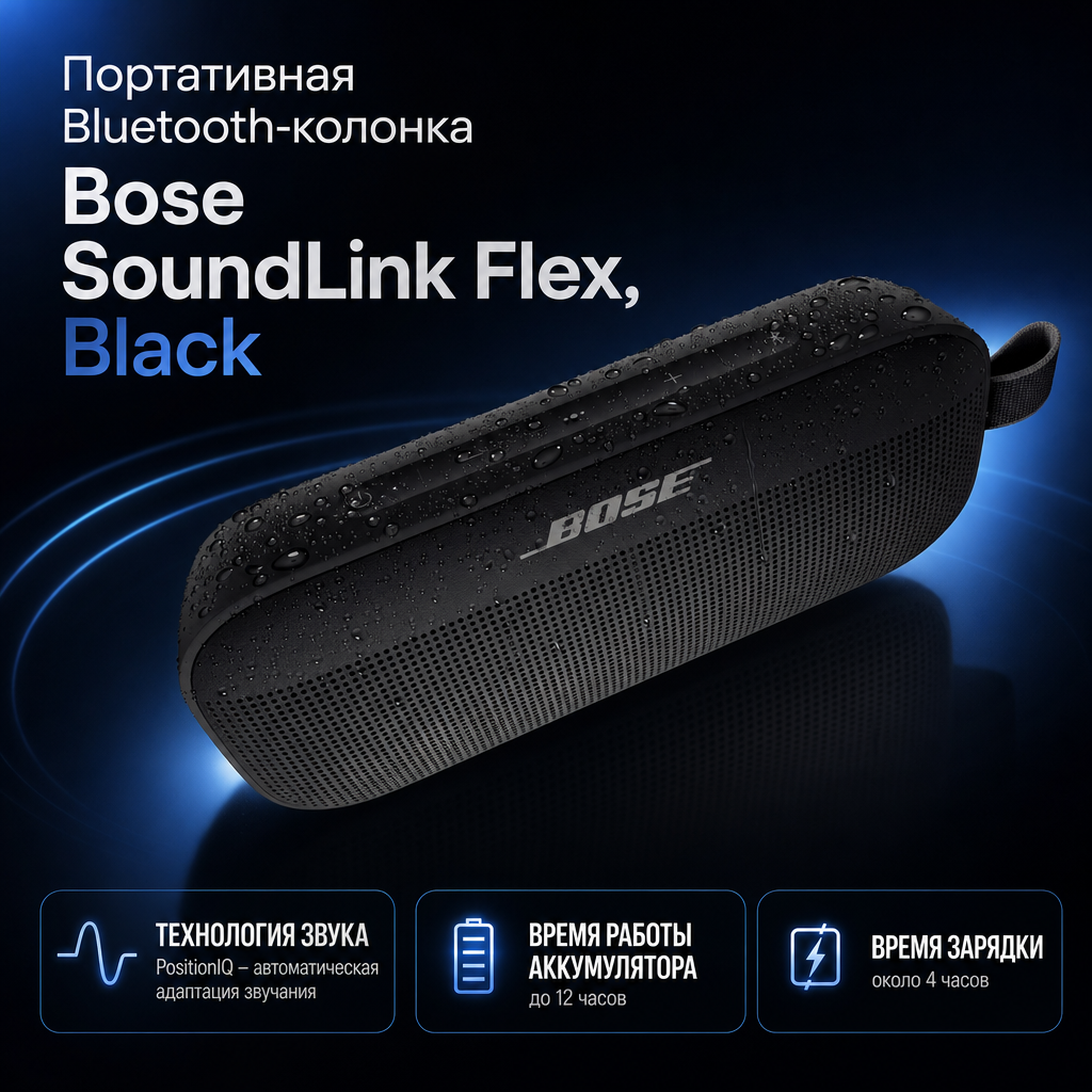 Bose SoundLink Flex Bluetooth Speaker​ - BLACK