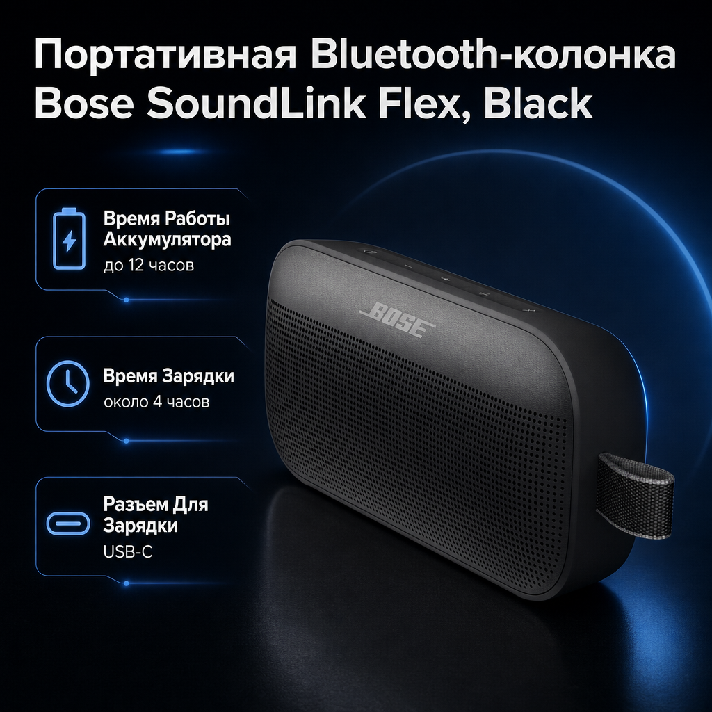 Bose SoundLink Flex Bluetooth Speaker​ - BLACK