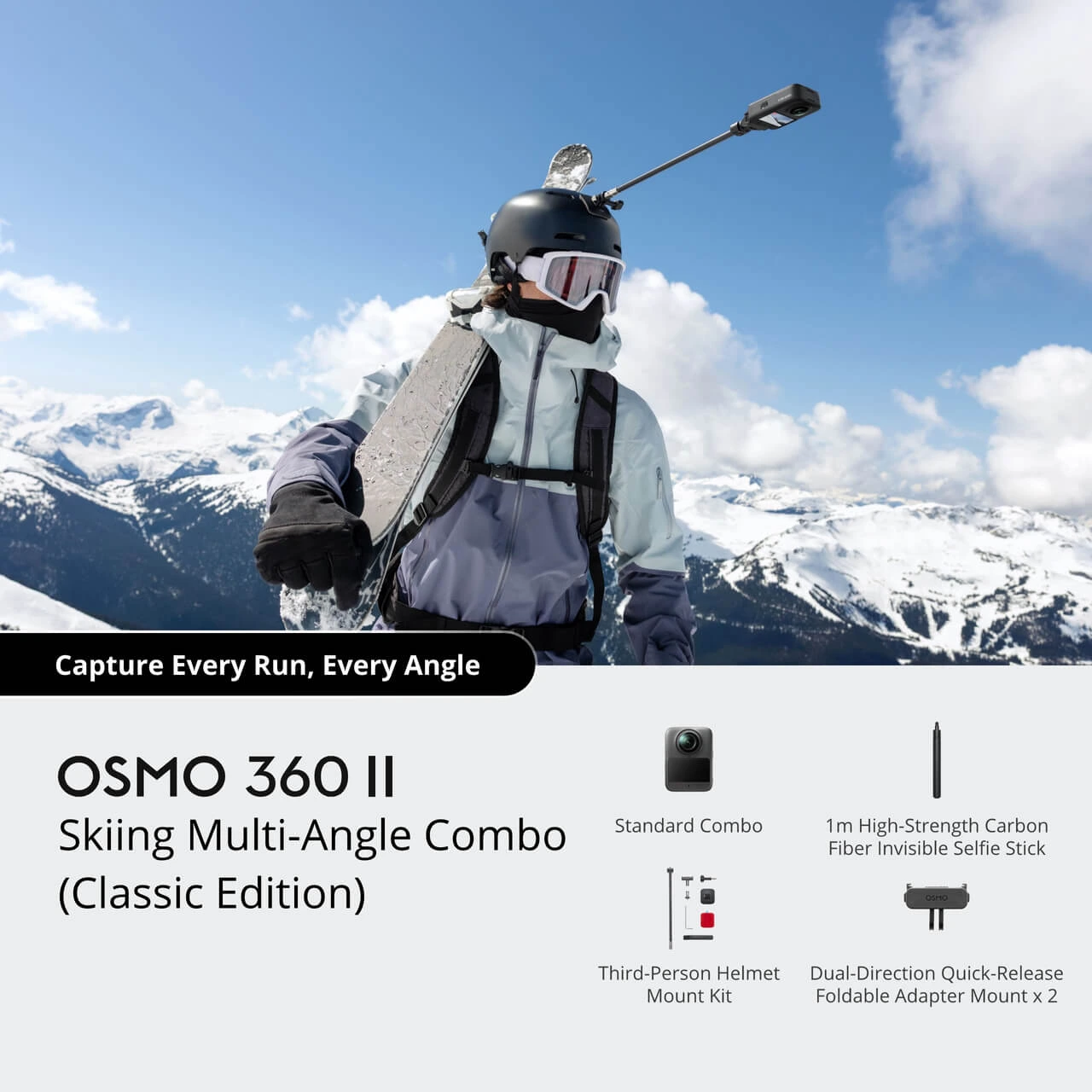 Osmo 360 II Skiing Multi-Angle Combo (Classic Edition) — фото 2