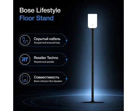 Bose Lifestyle Floor Stand — инфографика