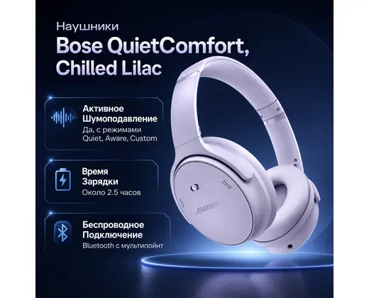 Bose QuietComfort Headphones - CHILLED LILAC
