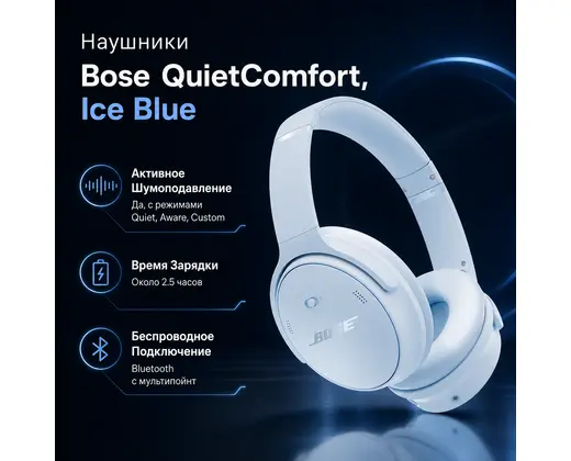 Bose QuietComfort Headphones - ICE BLUE